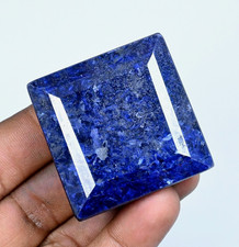 RARE 460 Ct. Natural Nigerian HUGE Blue Sapphire Certified Square Loose Gemstone