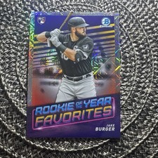 Jake Burger - 2022 Bowman Chrome Rookie of the Year Favorites - ROYF-6 - MOJO