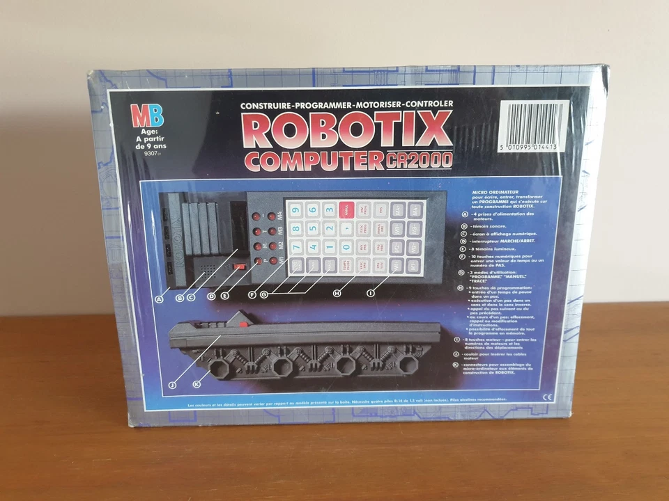 ROBOTIX computer CR2000 Neuf scellé MB programmation vintage années 80 rare 9307 - Photo 3/4