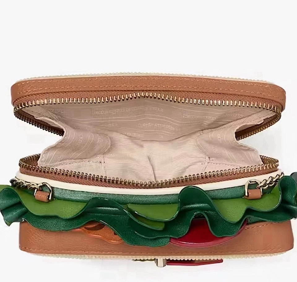 Bolso Bandolera Kate Spade Glamwich Sandwich Embellecido Micro Nuevo con Etiquetas Foto 4 de 4