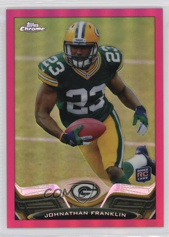 2013 Topps Chrome BCA Pink Refractor /399 Johnathan Franklin #217 Rookie RC 0m0