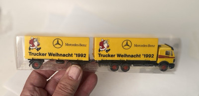 Wiking Germany HO 1:87 Mercedes Truck Trucker Weihnacht 1992