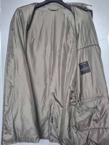 Ermenegildo Zegna Microsilk Trench Coat Silk Italy Water Repellent Sz 54 image 16