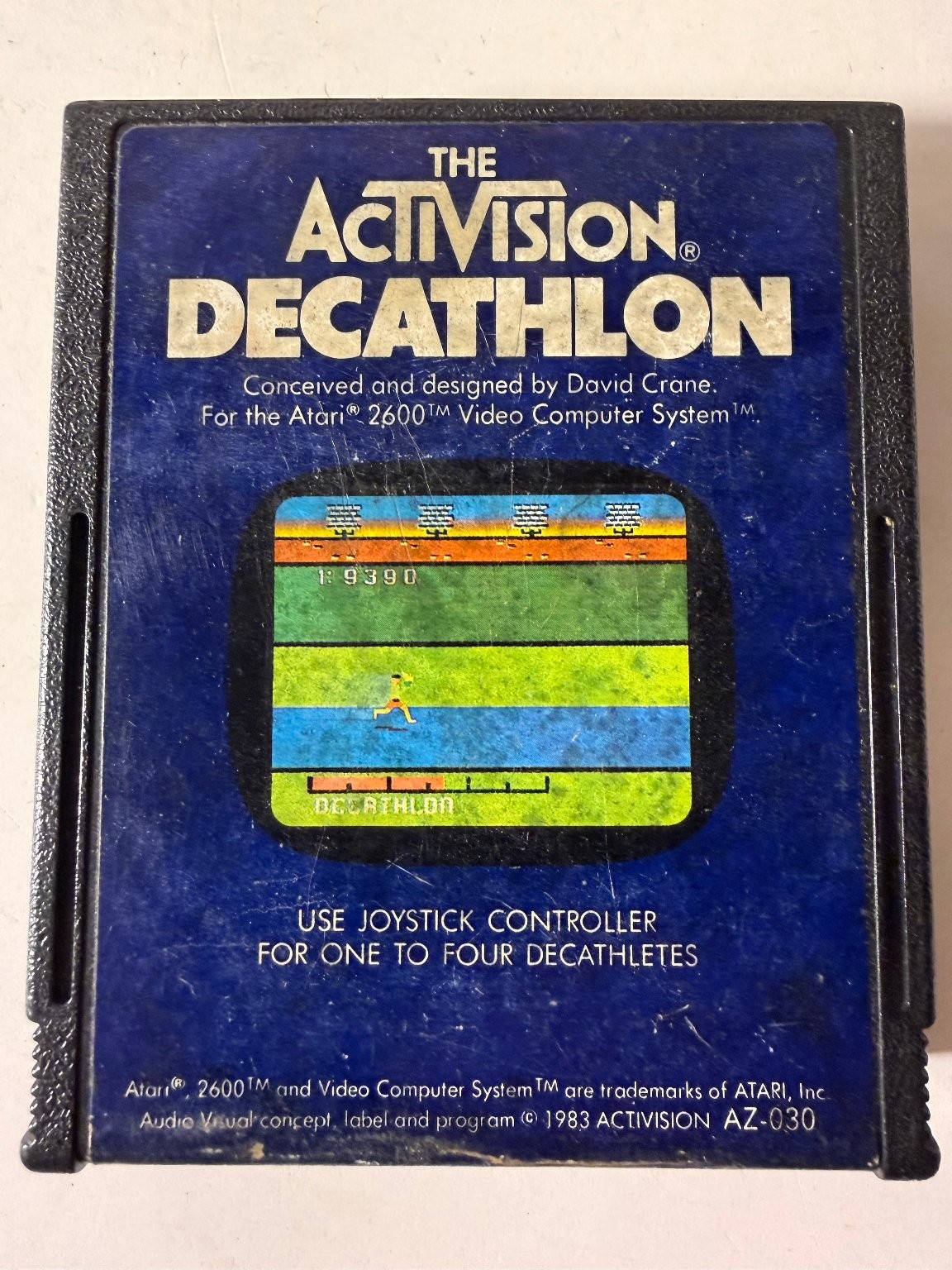 The Activision Decathlon Atari 2600 Video Game Sports Multiplayer