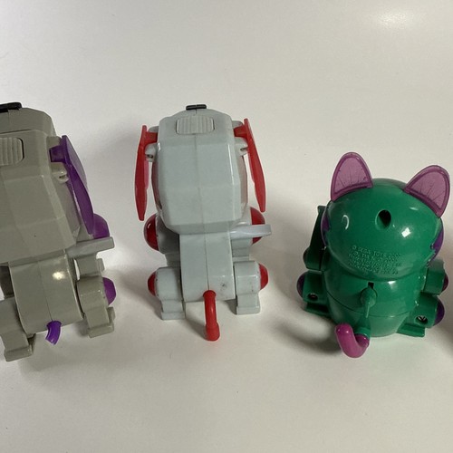 McDonalds Sega Robo Chi Haustiere 5 Stück Katze Hund Happy Meal Spielzeug 2000 Jahre LESEN - Bild 9 von 16