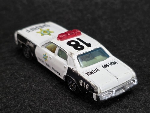 1/64 Scale 1970's Dodge Monaco Highway Patrol Sheriff Police Car - Yatming 1031 - Picture 4 of 7