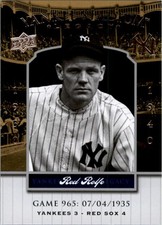 2008 Upper Deck Yankee Stadium Legacy Collection #965 Red Rolfe - BB