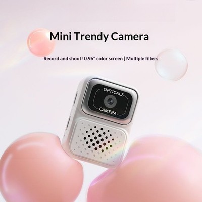 Thumb Camera 4K Video, Student Portable Digital CCD Selfie Travel Cam