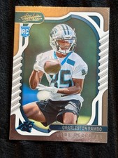 2022 Panini Absolute Football Charleston Rambo Rookie Card No. 153 Wide Receiver. rookie card picture