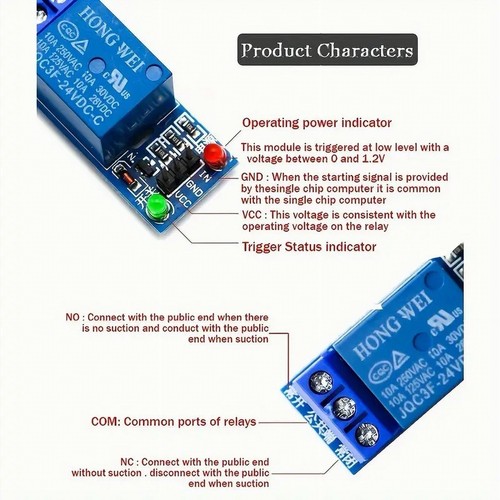 Relay Module Optocoupler Relay Arduino 5V Relay Output 1 channel - Picture 2 of 2