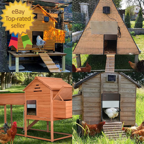 Automatic Chicken Coop Door Solar Powered Auto Chicken Door with Remote - Picture 3 of 3
