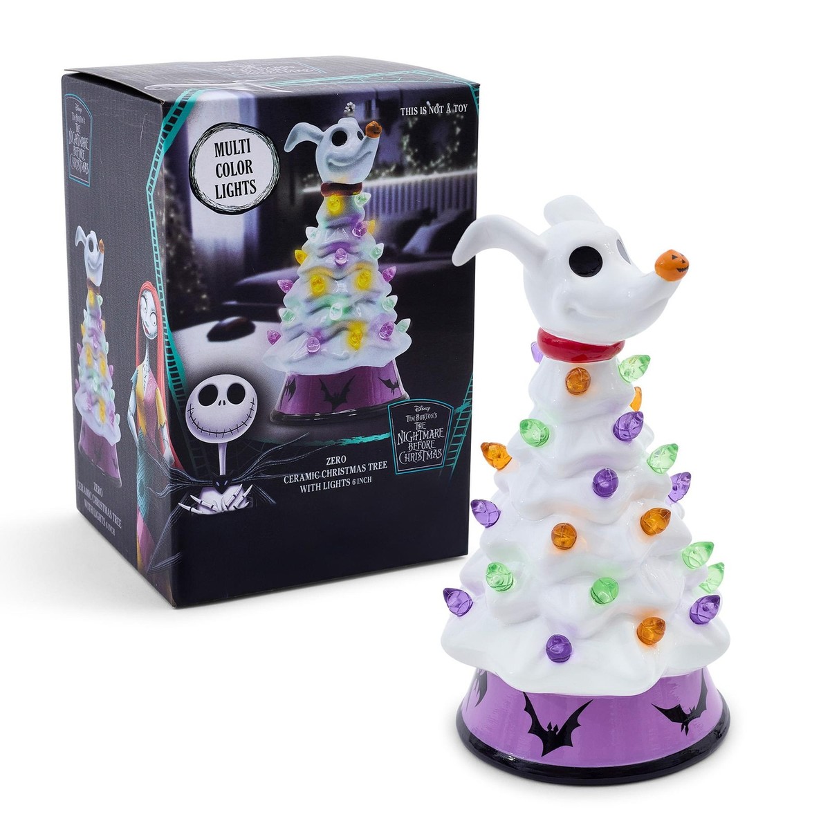 Disney The Nightmare Before Christmas Zero Light-Up Ceramic