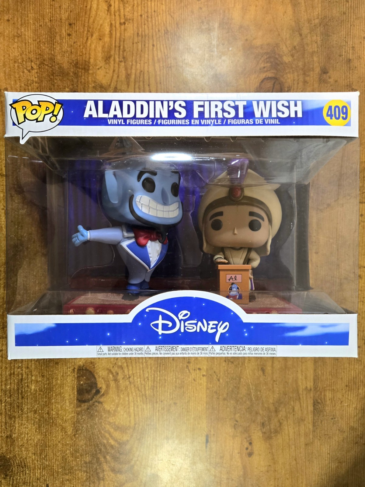 VAULTED Funko POP! Moments #409 ALADDIN'S FIRST WISH, 2018 I