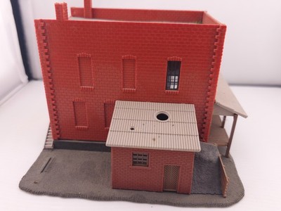 *READ* Pola Quick HO Scale Crusom Casket Factory Building Train Layout Diorama