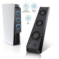External Cooling Fan Cooler Game Accessories for PS5 PlayStation 5 Host Console