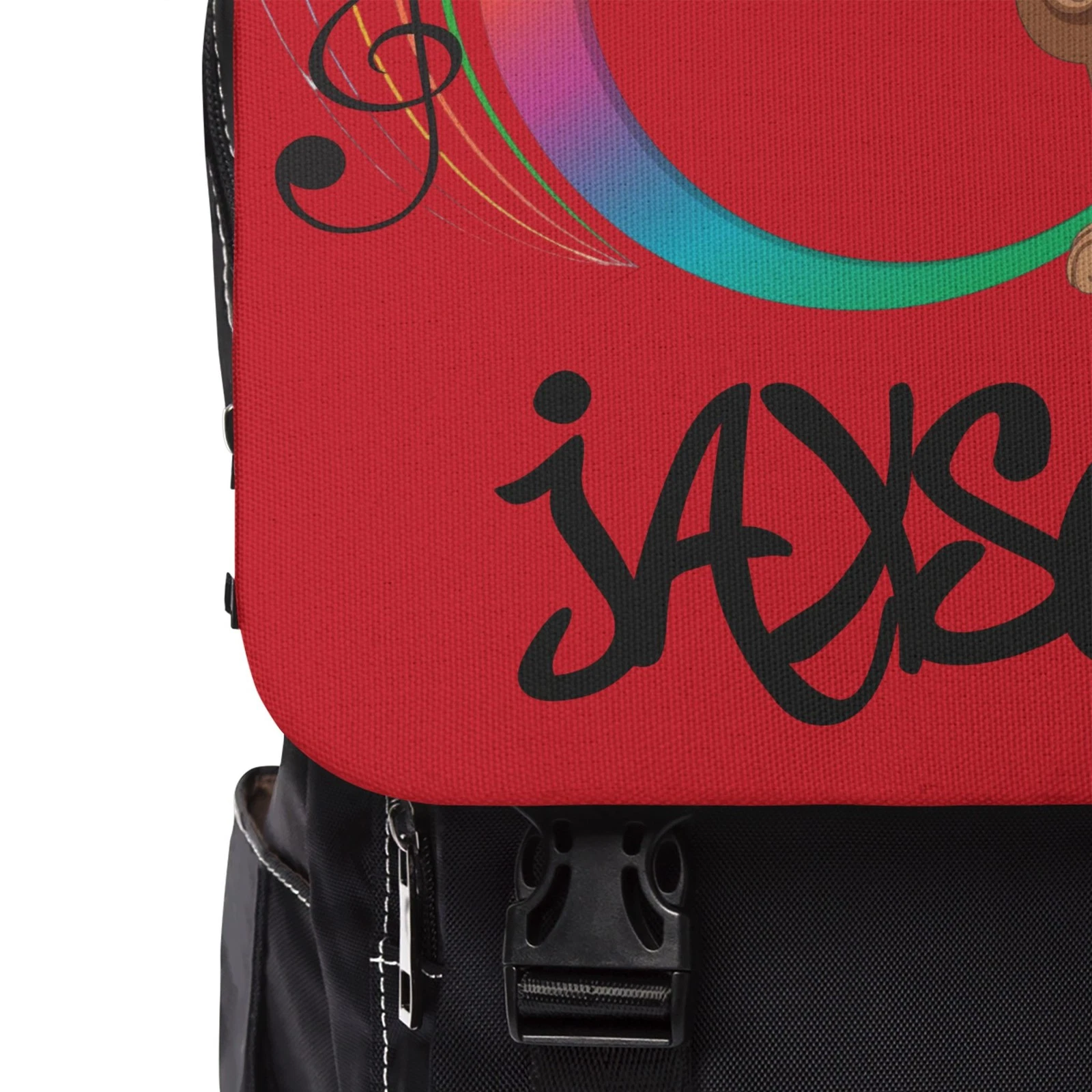 Personalized Rastafarian Smiling Rasta Character Backpack