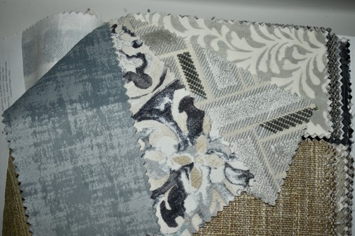 FABRIC SAMPLE BOOK Beige Black Gray Cream VENICE LUXE NEUTRALS 59pcs LOT Variety - Picture 8 of 19