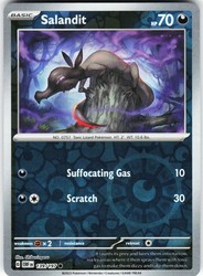 Salandit 139/197 Obsidian Flames Reverse Holo
