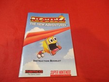 Pac-Man 2 The New Adventures Super Nintendo SNES Instruction Manual Booklet B