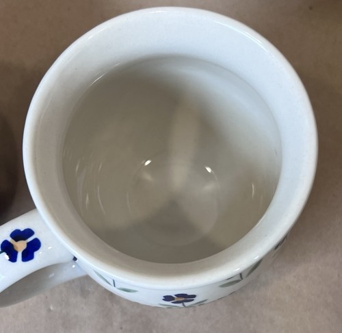 Boleslawiec Handmade Polish Pottery Bubble Mugs Floral U. Lisiecka 109 - Picture 5 of 6