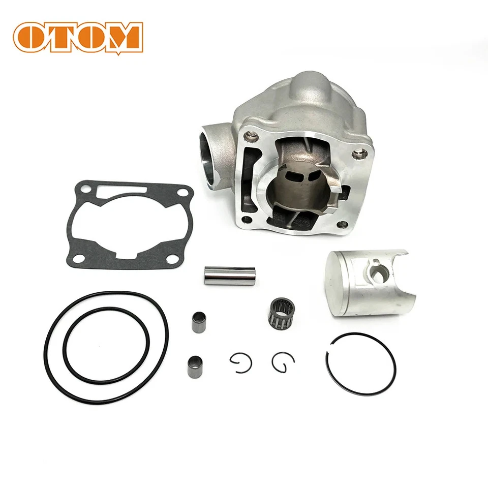 Motorcycle Engine Cylinder Kit 47.5mm Cylinder Block Piston For YAMAHA YZ80 YZ85 - Image 4 of 4