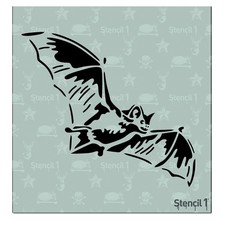 Bat Stencil 5.75x6 Inch Halloween Decorating Template Reusable Craft DIY Art