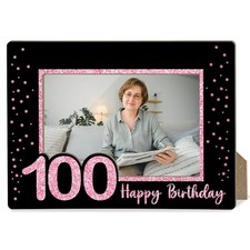 100th Birthday Picture Frame, 100th Birthday Gifts for Women Men, 100 Years