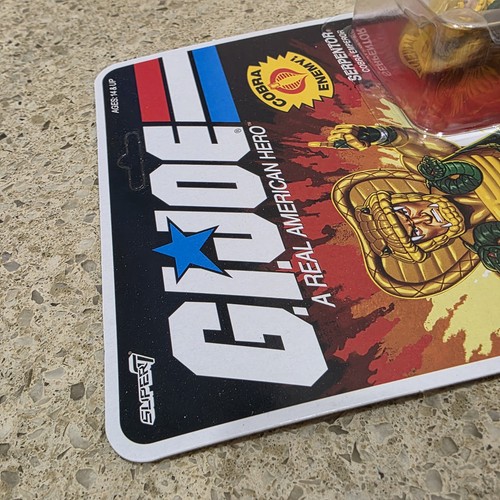 GI Joe Super 7 Reaction + Serpentor O Ring Hasbro Classified 3.75” New - Picture 10 of 18