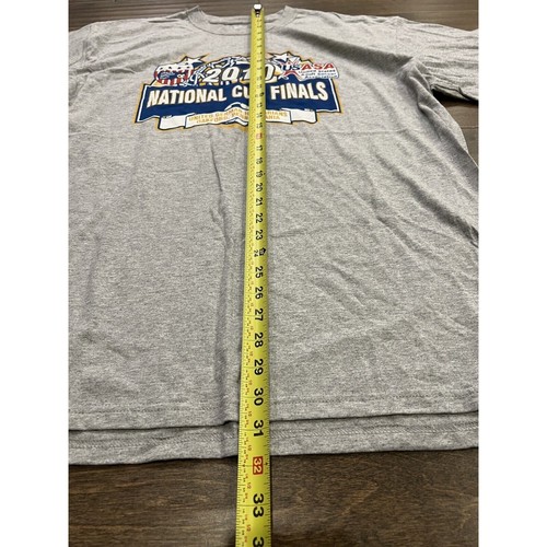 Nike Mens Gray 2010 USASA National Cup Finals Shirt Sleeve T-shirt Size XL - Picture 8 of 8