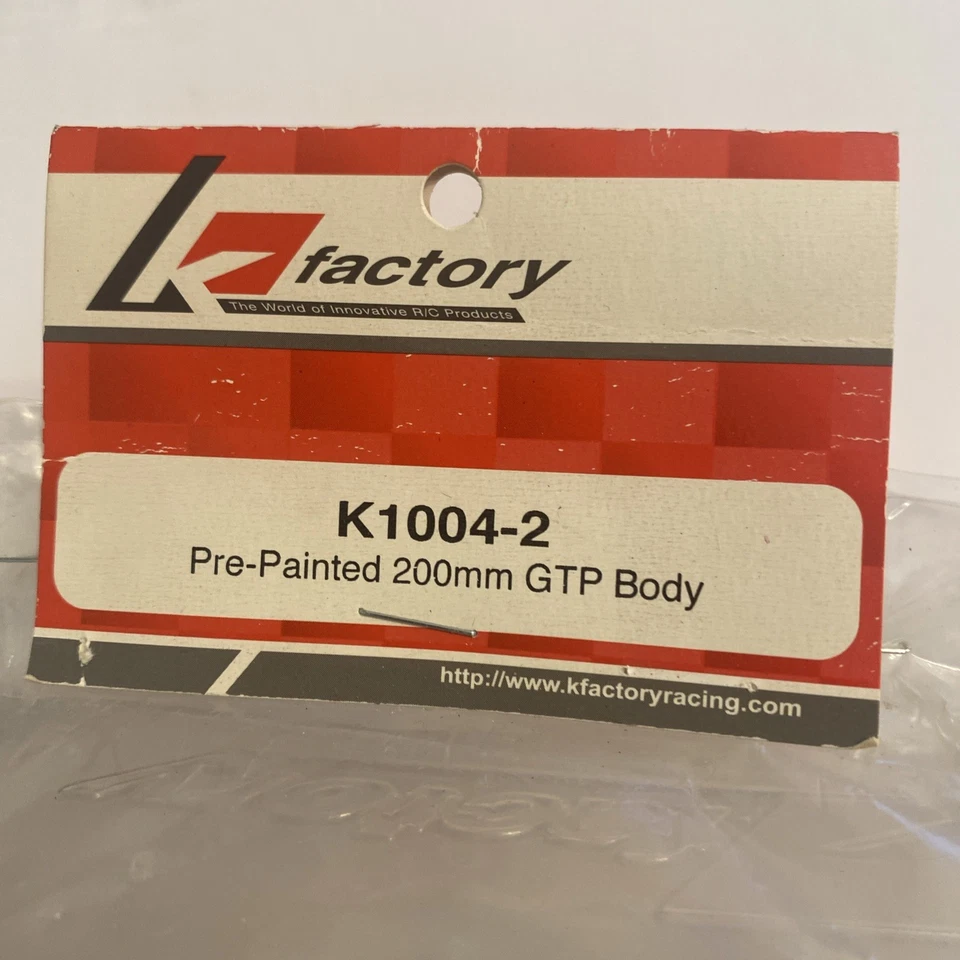 Vintage KFactory 200 Pre-Painted GTP Lexan Body Shell - Image 2 of 4