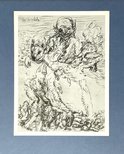 Georg Baselitz (geb. 1938) Kunstschau Ankündigungskarte 1987 frühe Drucke & Zeichnungen - Bild 2 von 5