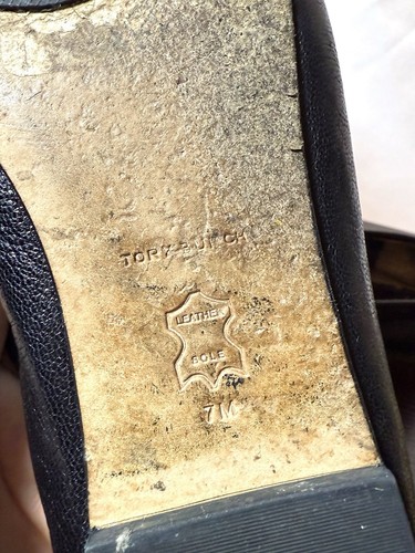 Tory Burch Eleanor Lederschuhe schwarz Größe 7 - Bild 7 von 7