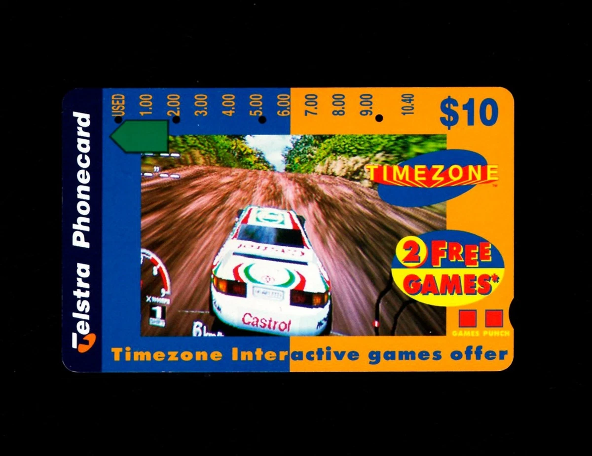 Telstra Used Phonecard - $10 Timezone