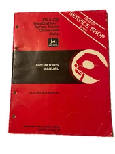John Deere 235 DC Narrow Frame Center Fold Disk OMA45741 Operators Manual