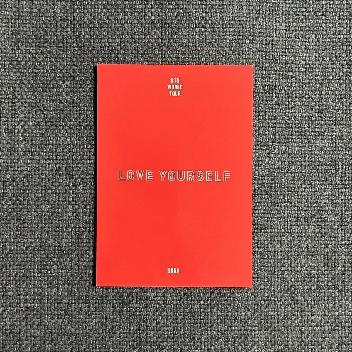 BTS Japan Rubselcon Passport Case suga suga photo card | eBay