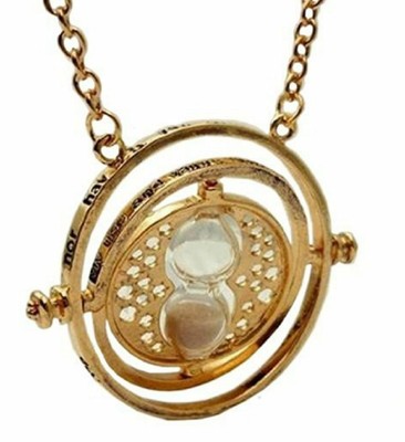 Collana Giratempo Clessidra Sabbia Beige Colore Oro hermione harry potter donna