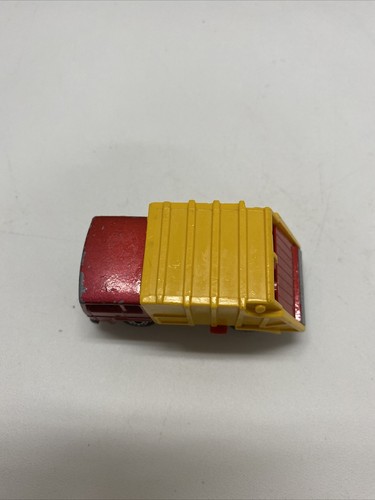 Vintage 1979 Matchbox Loose Refuse Garbage Truck Red Superfast Series #36 - Picture 6 of 7