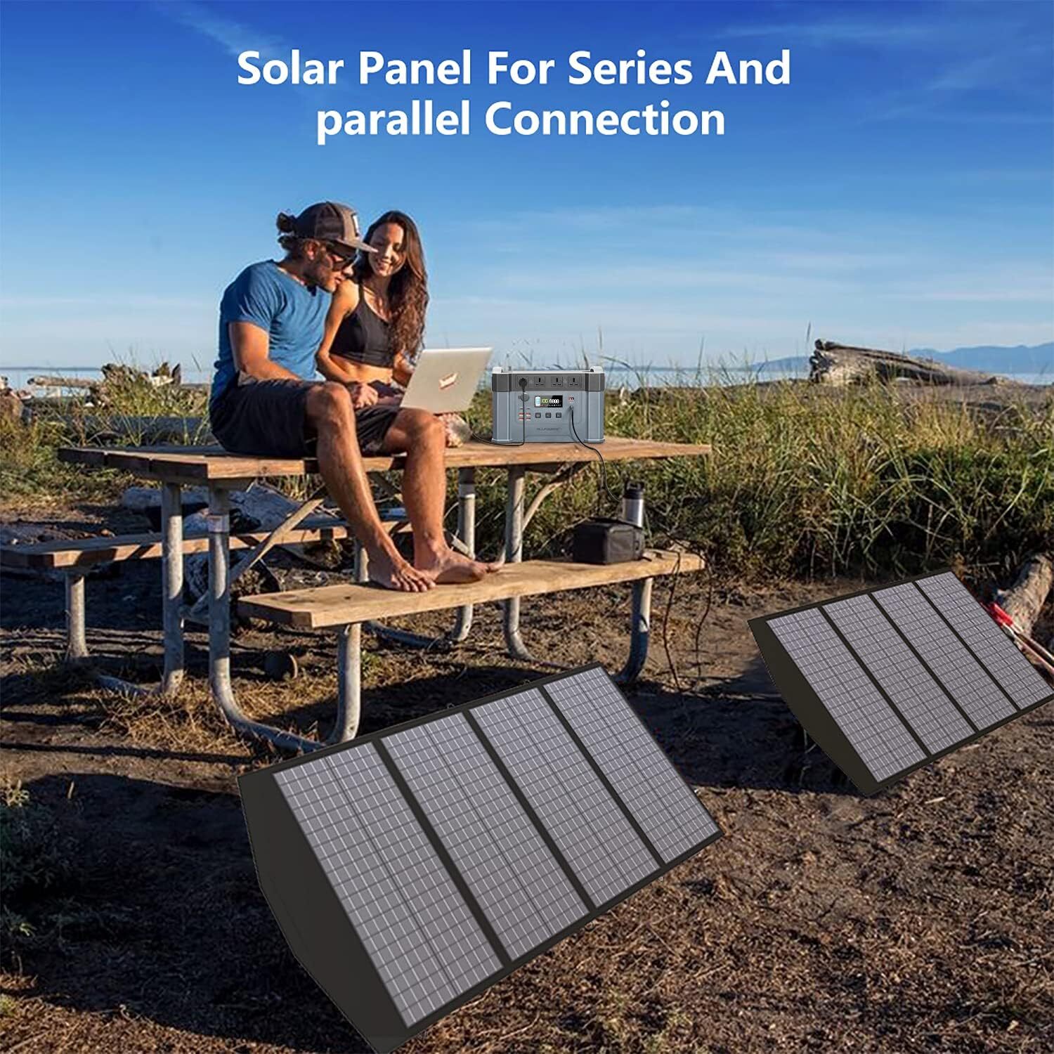 ALLPOWERS R600600W 299Wh Power Station with 140W Solar Panel Kit Solar Generator