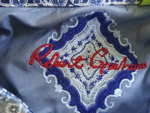 Robert Graham Charcoal Suarez Sport Shirt RF131027 Men's Sz 2XL (MSRP$198) - 第 8/8 張圖片