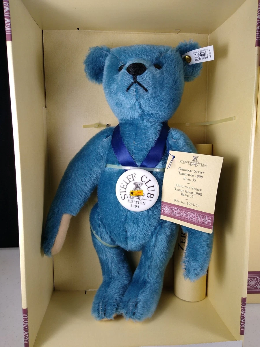 値下げ•Steiff Teddy Bear blue