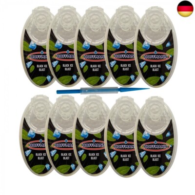 Premium Aroma Kapseln Black Ice Blast | DIY Click Filter Kugeln| 10er-Pack |
