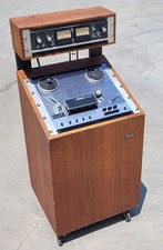 Vintage Teac A-7010 2 Track 1/4" Reel To Reel Tape Recorder Studio Cart Clean!