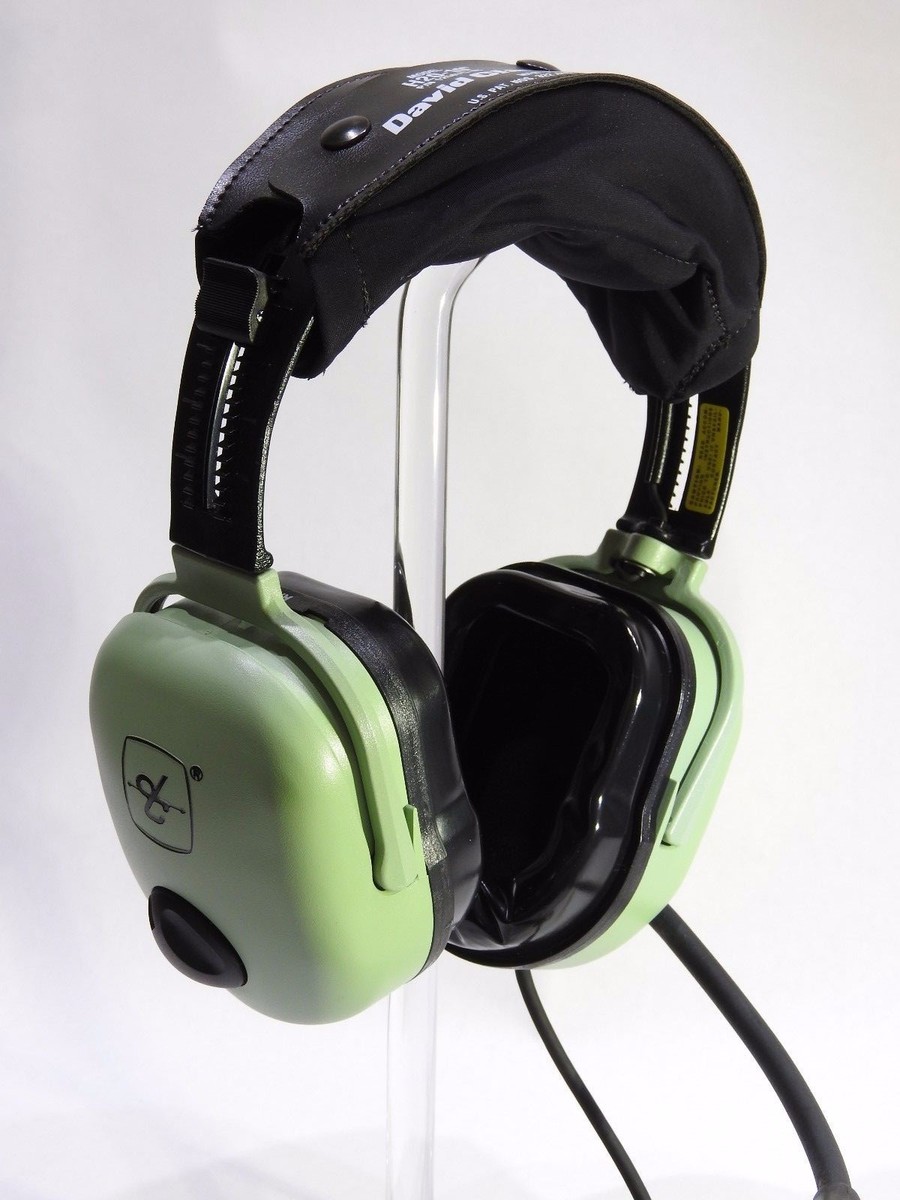 NIB DAVID CLARK H20-10 PASSIVE HEADSET p/n 40495G-01 GA-Dual Plugs