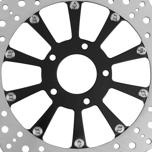 11.8" Brake Rotor for Harley-Davidson Softail 2015-2024 Dyna 2006-2017 Black - Picture 14 of 15