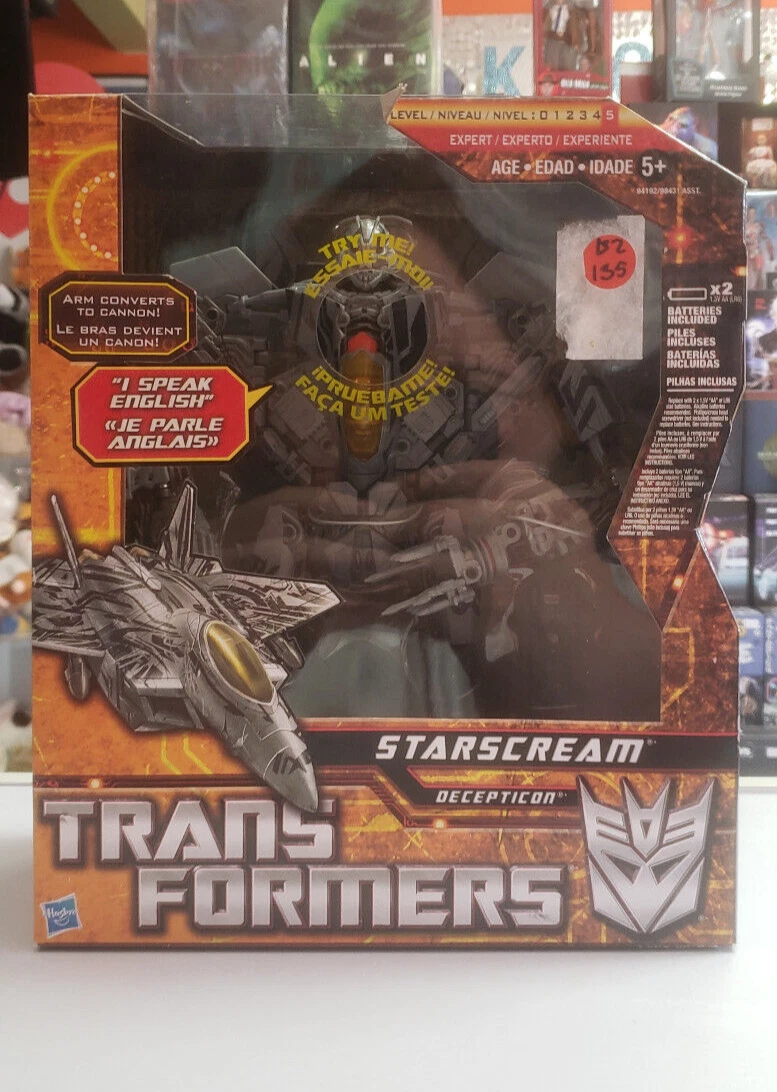 Transformers - Electronic Starscream F-22 w/Firing Missiles - NIB