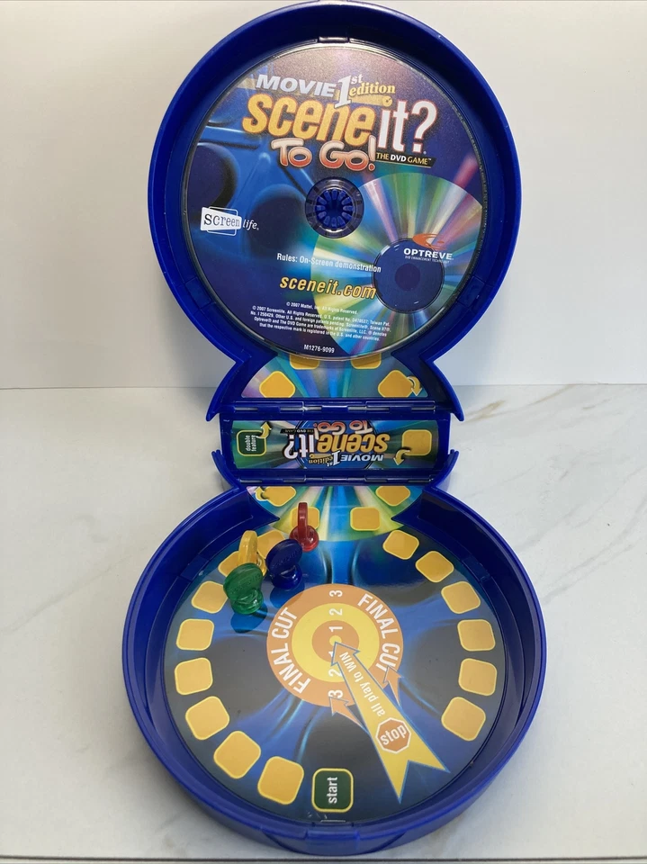 Scene It? DVD Movie Triva Family Travel Game To Go! Board 1ST Edition  - Image 2 of 2