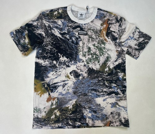 Adidas Originals World Print T-shirt Men Small All Over Print GD9276 | eBay