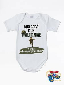 tutina neonato militare