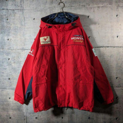 90s HONDA Racing Jacket XLサイズ Vintage 90s Honda Racing Team Jacket Medium Honda Racing Team
