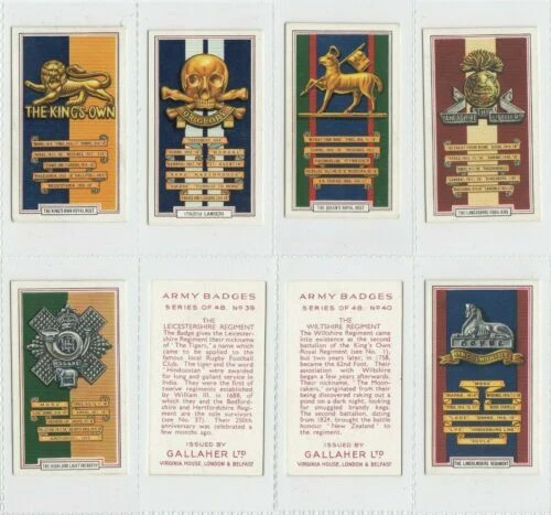 Individual/Type Cards Military/War Collectable Gallaher Cigarette Cards